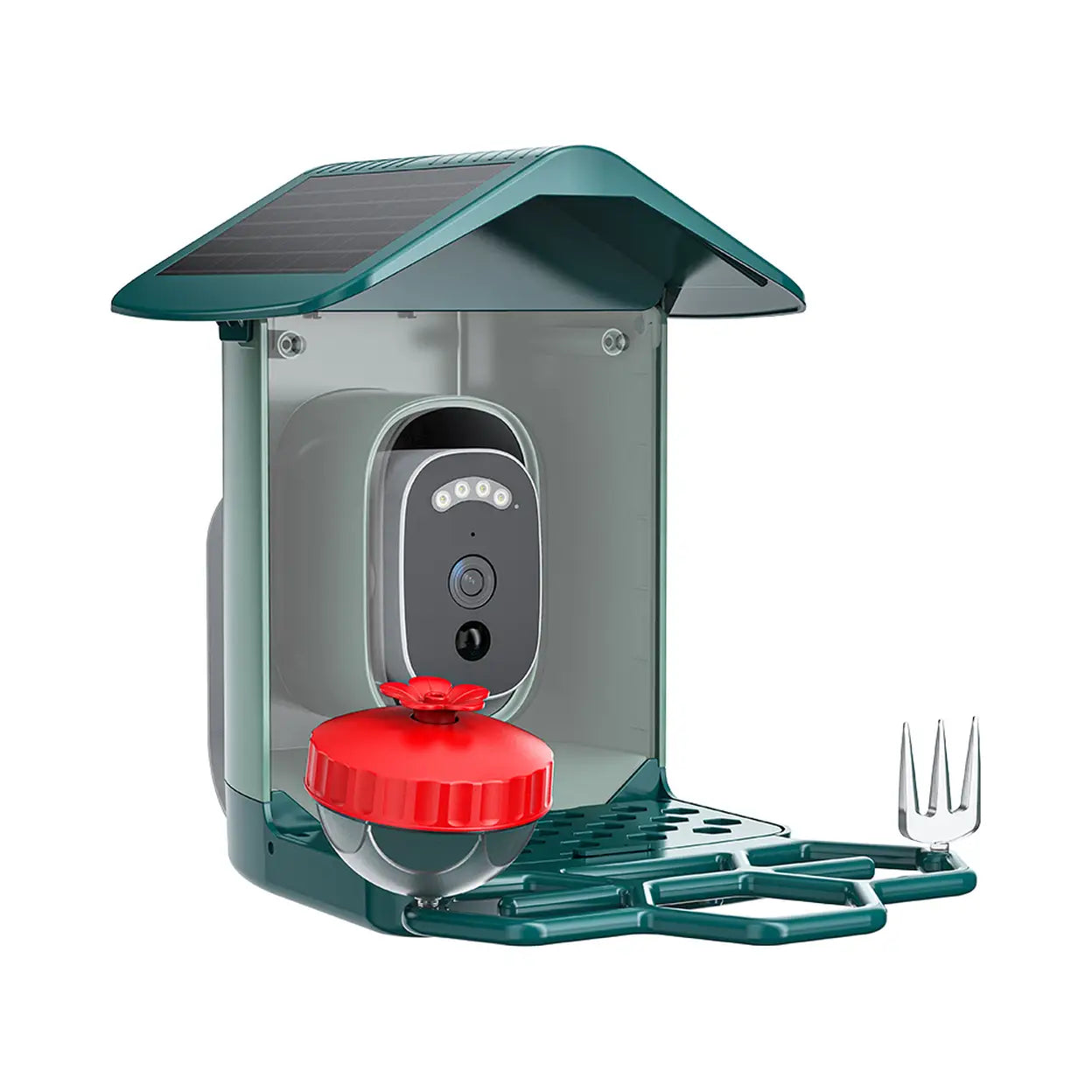 JOOAN Solar Smart Bird Feeder with 2K Camera & Live App View