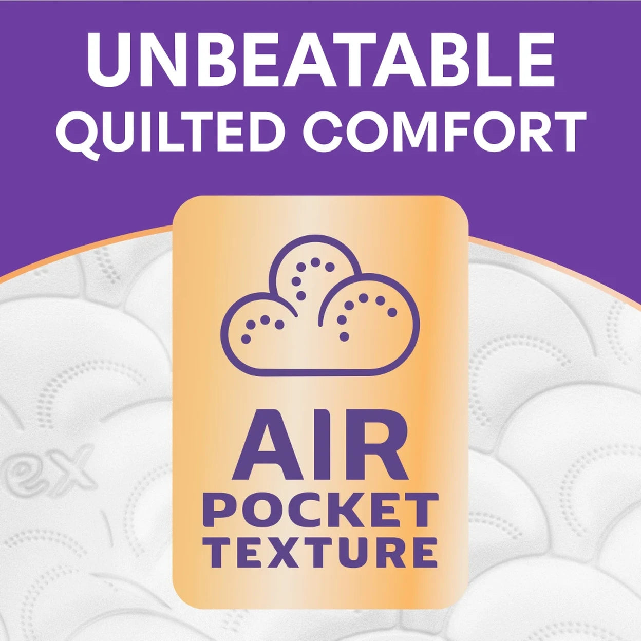 Andrex Ultimate Quilts Premium Toilet Tissue 3 Ply | 36 Rolls (4 x 9 Rolls) | Soft & Strong