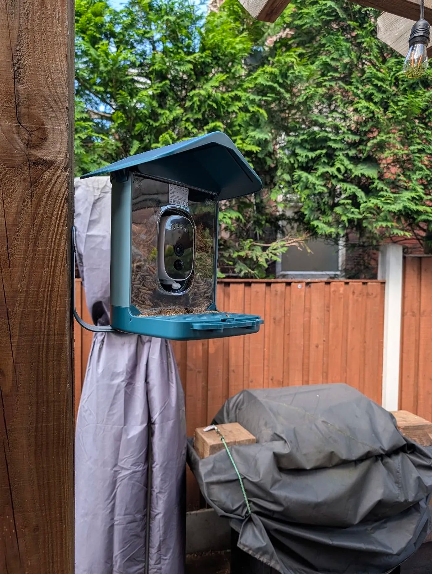 JOOAN Solar Smart Bird Feeder with 2K Camera & Live App View