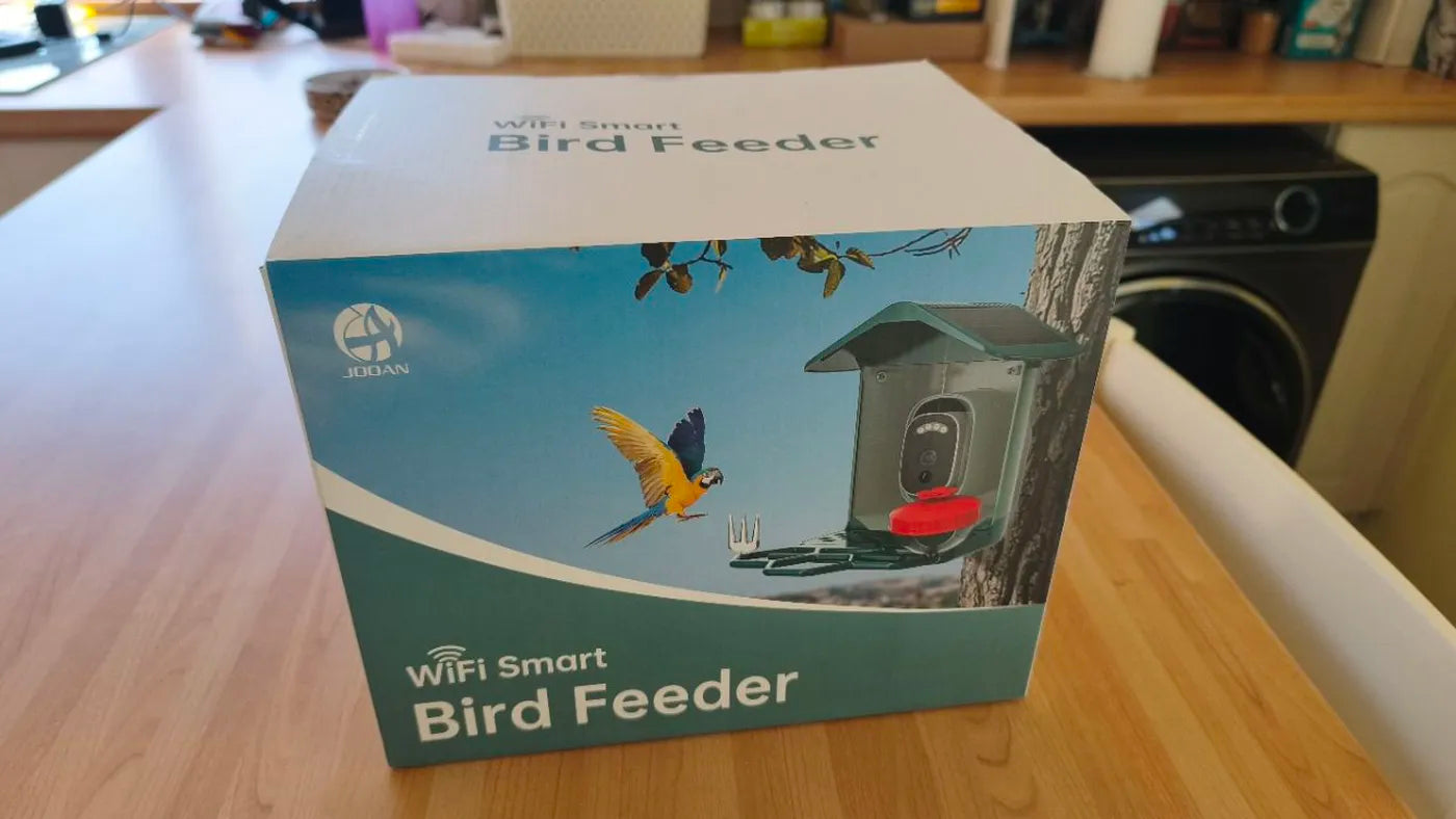 JOOAN Solar Smart Bird Feeder with 2K Camera & Live App View